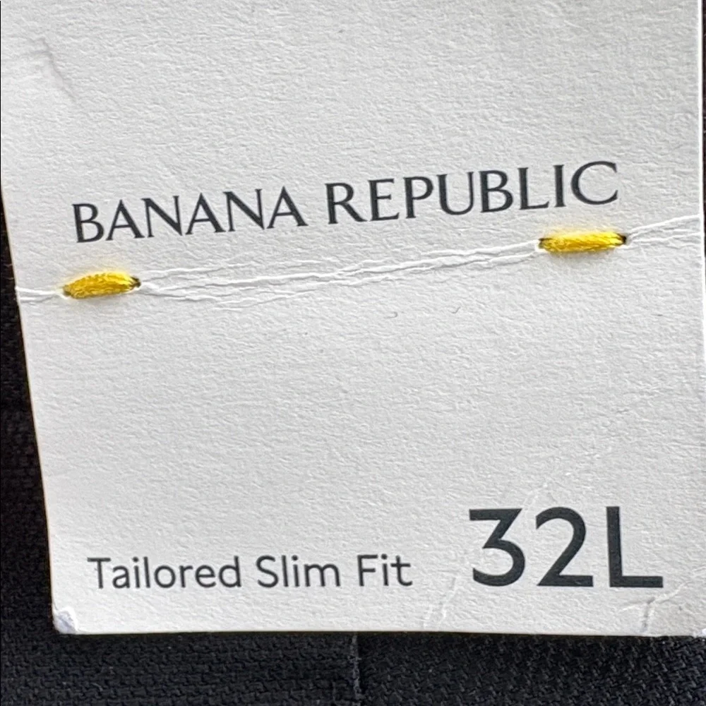NWT Banana Republic Signature Italian Hopsack Suit Pant Men’s Sz 32L (#809141)